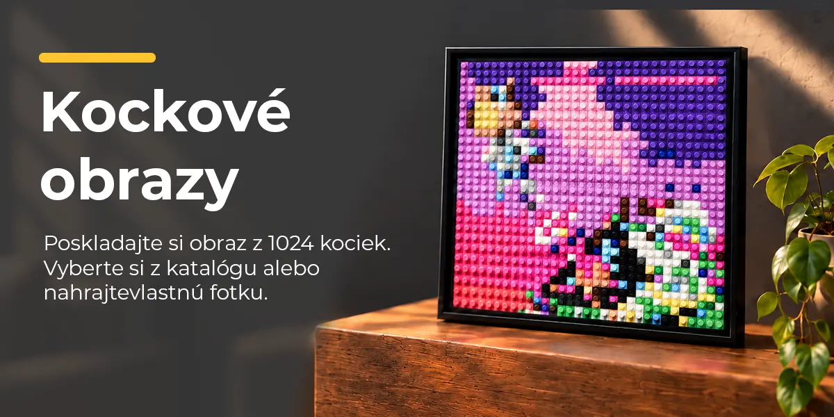 Kockové obrazy. Poskladajte si obraz z 1024 kociek. Vyberte si z katalógu alebo nahrajte vlastnú fotku.